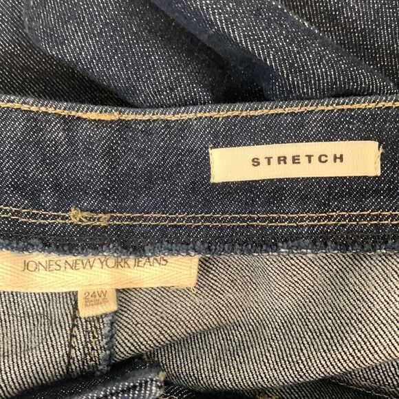 Jones New York Jeans Woman’s Sz 24W Stretch Bootcut Denim 5 Pocket Inseam 33 NEW - Picture 4 of 6